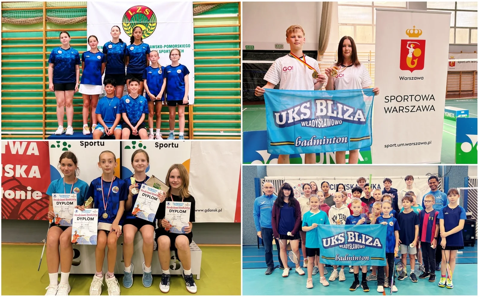 Badmintoniści UKS Bliza z medalami na starcie drugiej części sezonu