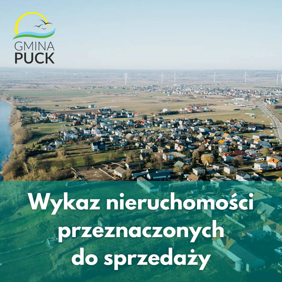 Gmina Puck chce sprzedać działki w Łebczu