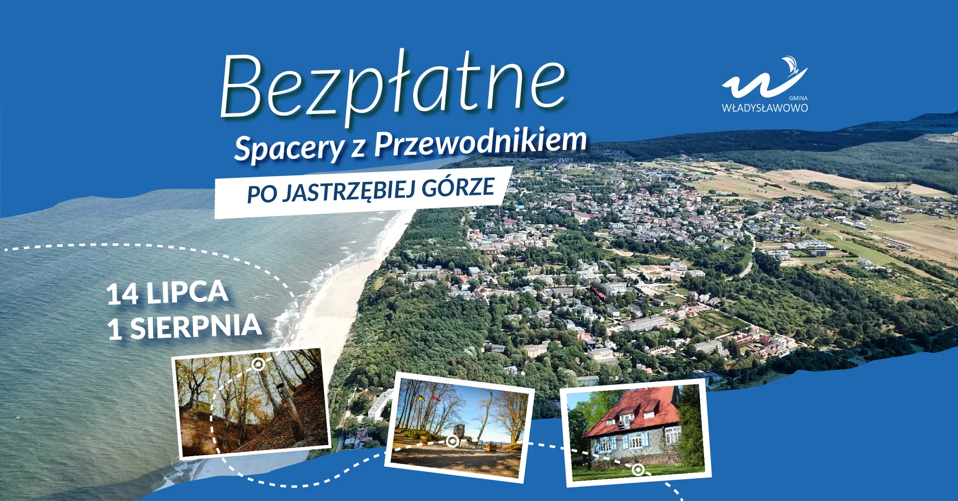 Letnie spacery z przewodnikiem po Jastrzębiej Górze