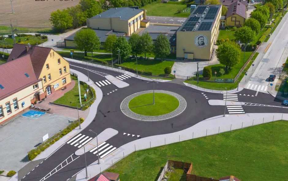 Powiat pucki szykuje kolejne inwestycje drogowe. Rondo w Żelistrzewie i przejścia w Świecinie