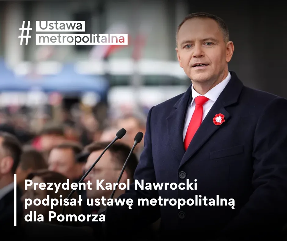 Prezydent podpisał ustawę metropolitalną. Ważna decyzja dla Pomorza i powiatu puckiego