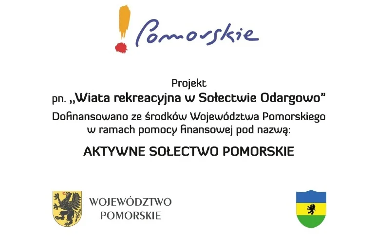 W Odargowie powstała nowa wiata rekreacyjna dla mieszkańców