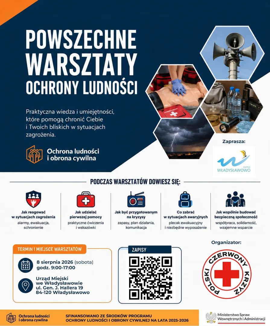 Warsztaty ochrony ludności we Władysławowie przełożone