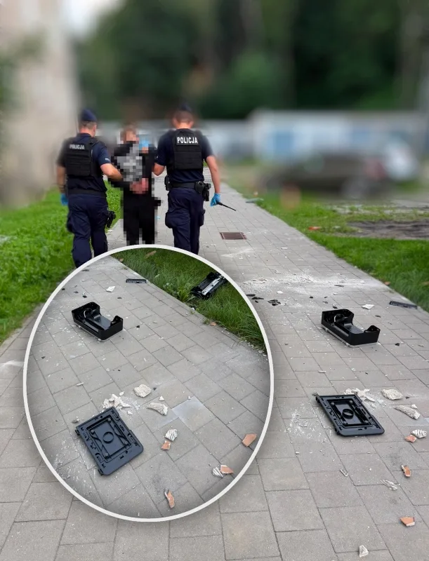 Gdynia. 35 latek rzucał cegłami z okna i usłyszał zarzuty