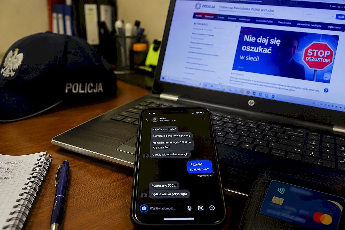 Powiat pucki. Trzy oszustwa internetowe jednego dnia, poszkodowani stracili ponad 3 tys. zł